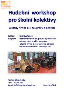 Hudební workshop pro školní kolektivy v Děčíně