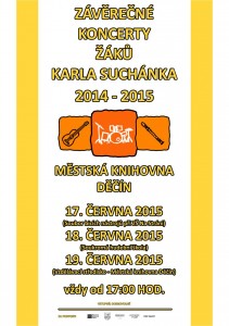 Závěrečné koncerty žáků Karla Suchánka 2014-2015